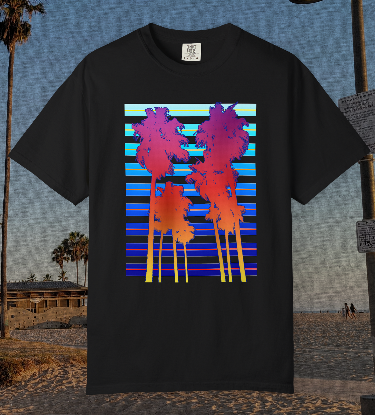Neon Palm Trees