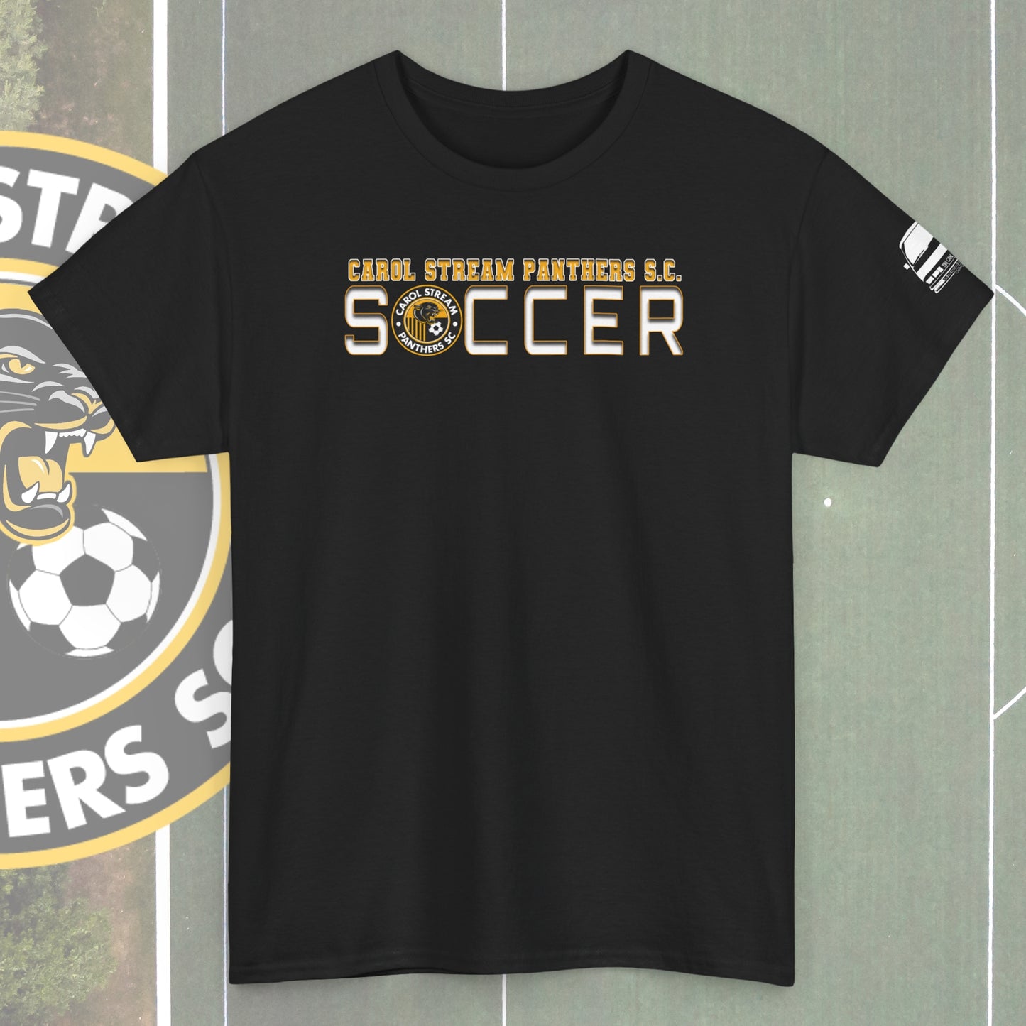 Carol Stream Panthers Soccer Club Practice Like A Champion Graphic T-shirt