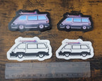 Van with Surfboards