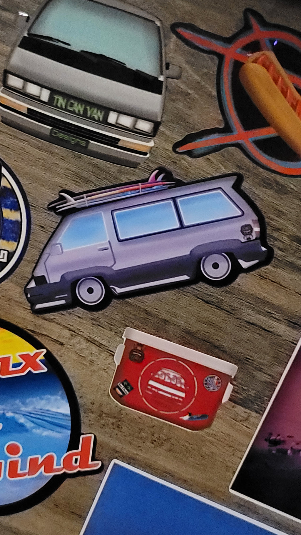 Van with Surfboards