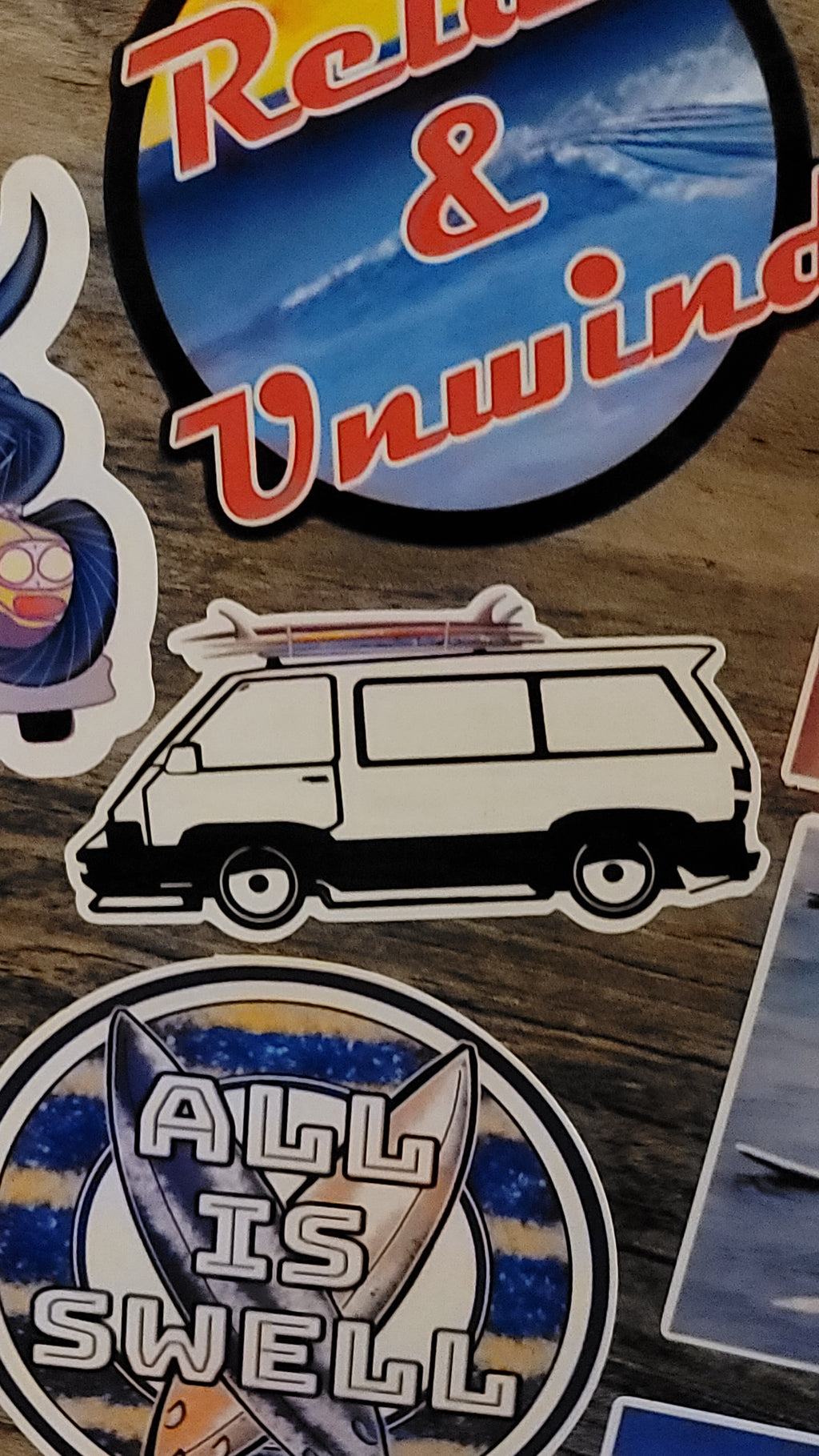 Van with Surfboards