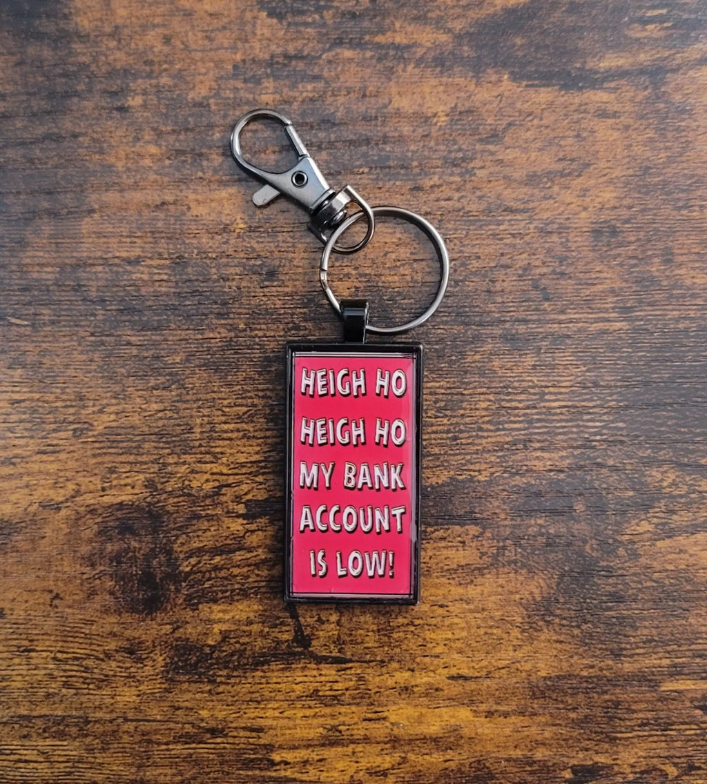 Broke but Thriving Keychain
