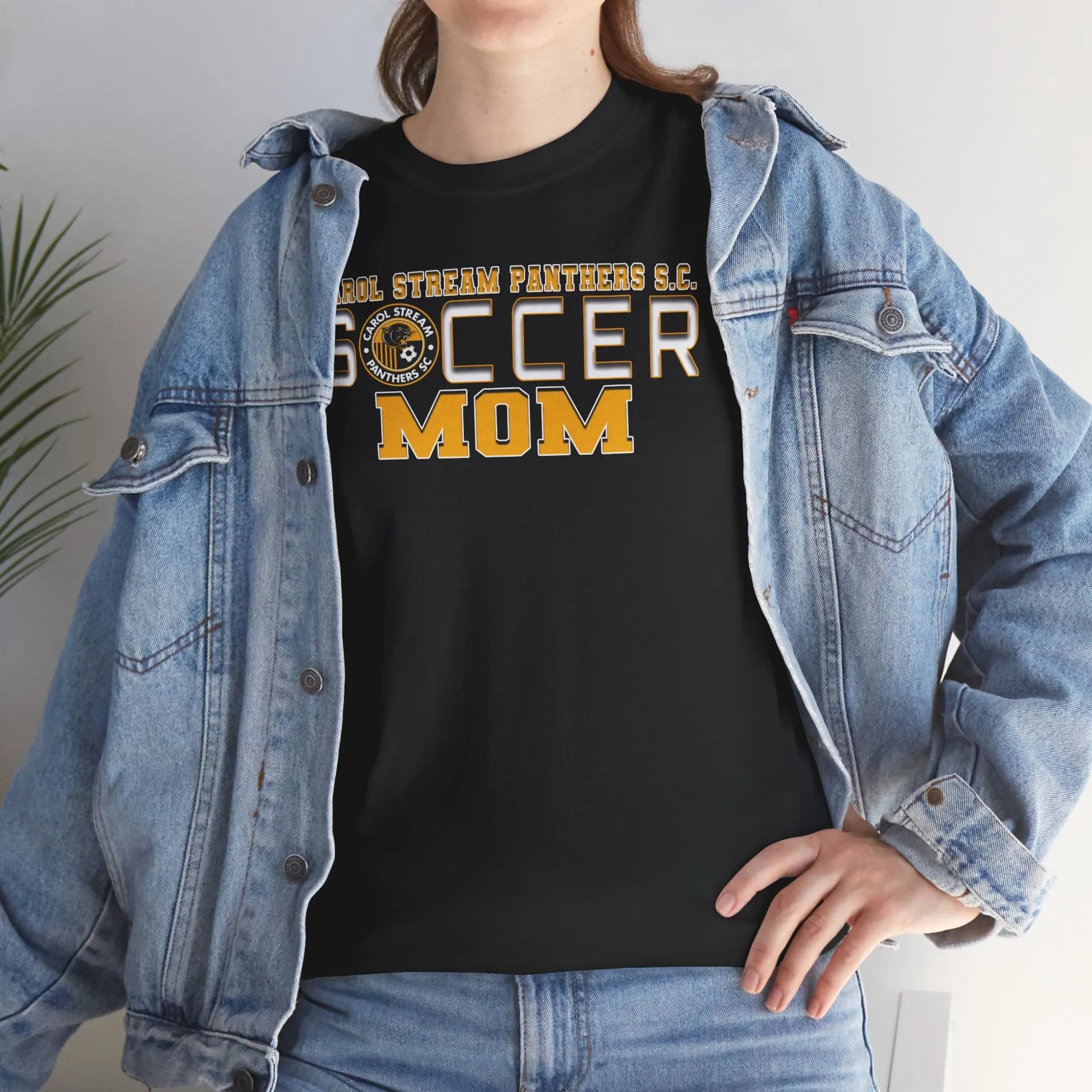 Carol Stream Panthers Soccer Club Soccer Mom T-Shirt