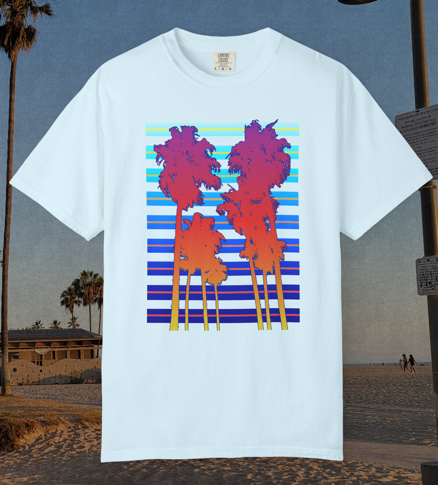 Neon Palm Trees