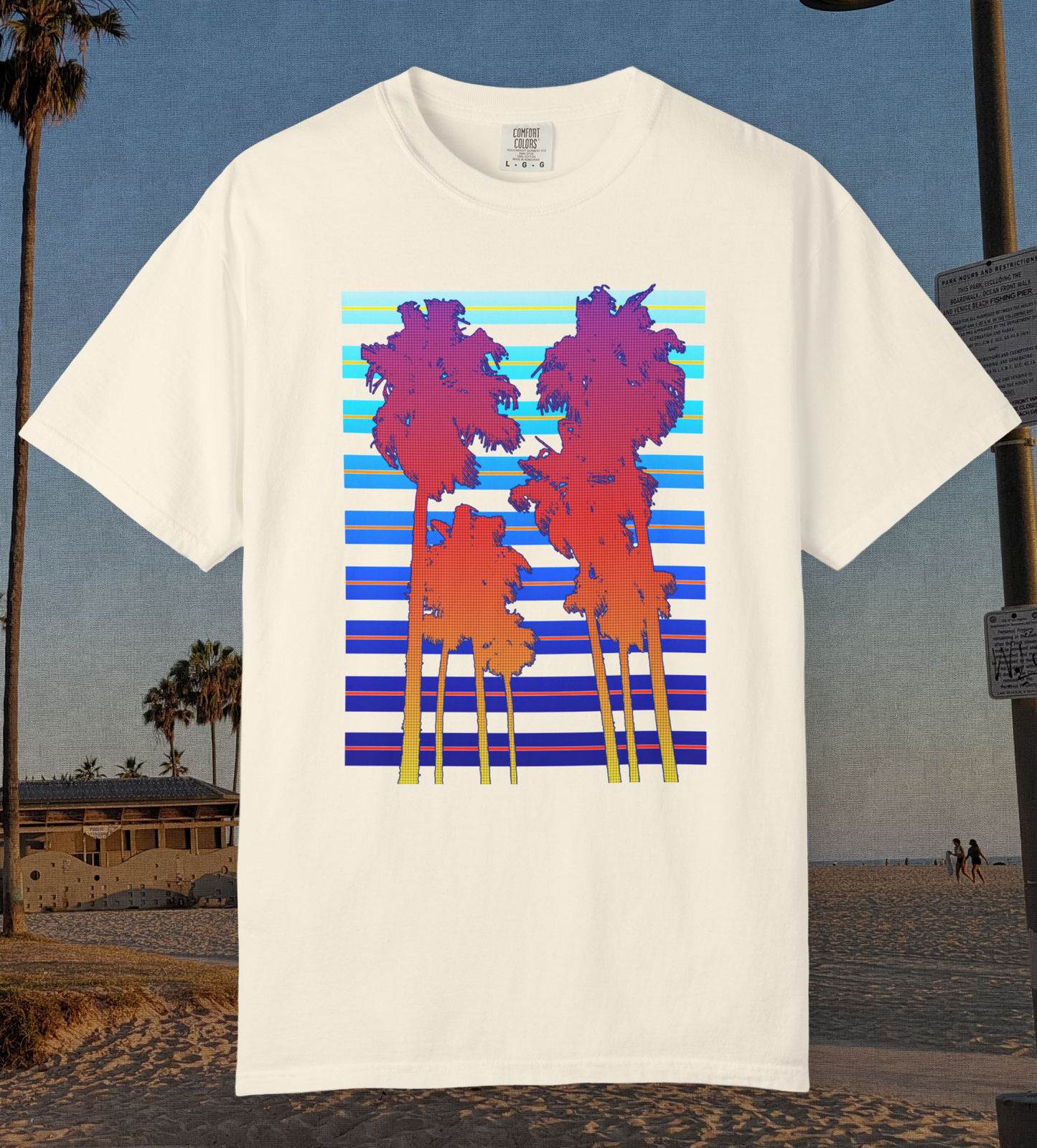 Neon Palm Trees
