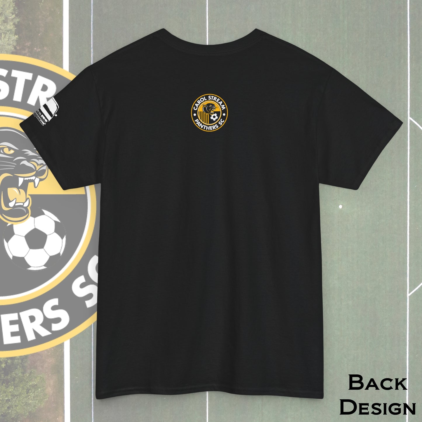 Carol Stream Panthers Soccer Club Soccer Mom T-Shirt