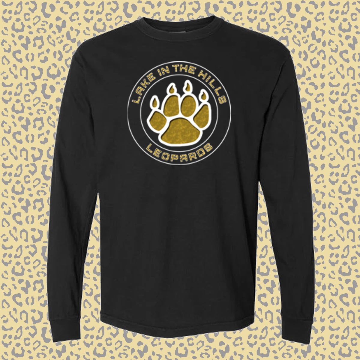 Premium Lake in the Hills Adult Badge Logo Long Sleeve Shirt