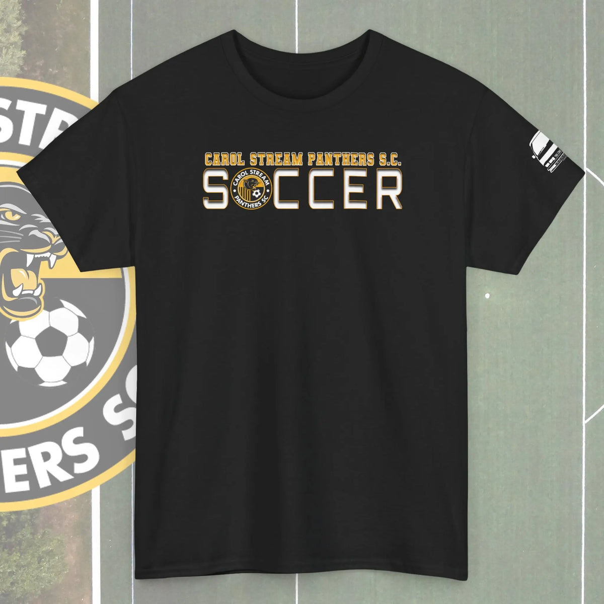 Carol Stream Panthers Soccer Club Practice Like A Champion Graphic T-shirt